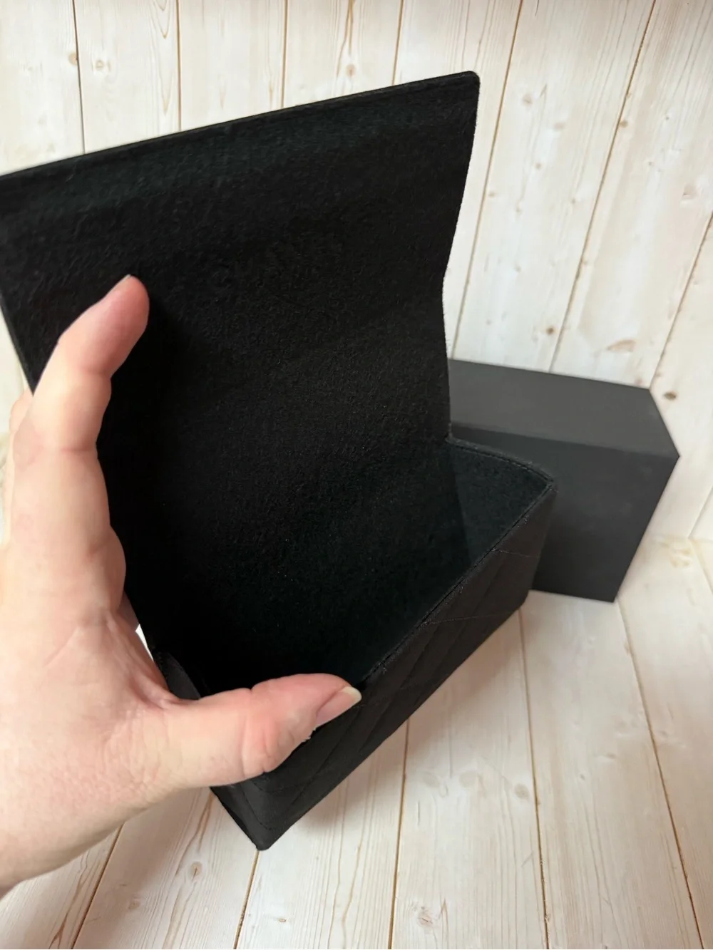 CHANEL Sunglasses Case Black
